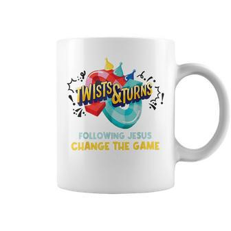 Twists And Turns Vbs Follow Jesus Change The Games Games Funny Gifts Coffee Mug | Mazezy