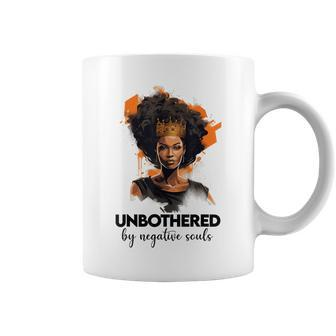 Unbothered Sassy Black Queen African American Ladies Gifts Coffee Mug | Mazezy