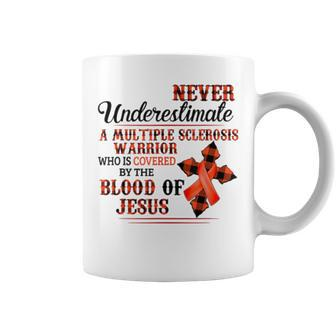 Never Underestimate A Multiple Sclerosis Warrior Coffee Mug | Mazezy
