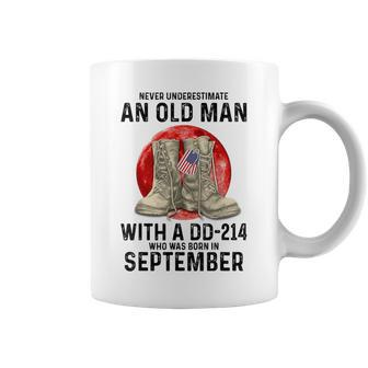 Never Underestimate An Old Man With A Dd 214 September Coffee Mug - Monsterry AU