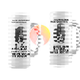Never Underestimate An Old Man With A Guitar Moon Coffee Mug | Mazezy
