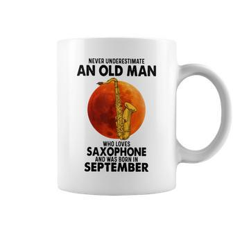 Never Underestimate An Old Man Who Love Saxophone Coffee Mug | Mazezy