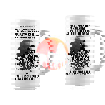 Never Underestimate An Old Man Who Loves Mushing Coffee Mug | Mazezy