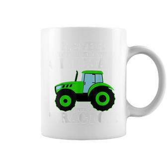 Never Underestimate An Old Man With A Tractor Driver Farmer Coffee Mug - Seseable