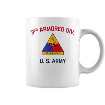 Us Army 3Rd Armored Division Spearhead Ww2 Vintage Tank Coffee Mug | Mazezy UK