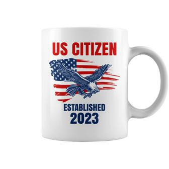 Us Citizen - Established 2023 - Proud New American Citizen Coffee Mug - Thegiftio UK