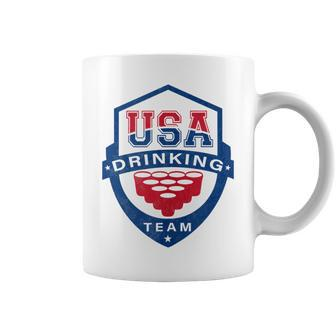 Usa Drinking Team 4Th Of July Funny Independence Day Drunk Coffee Mug | Mazezy