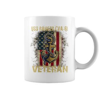 Uss Ranger Cva-61 Veteran America Flag Coffee Mug - Thegiftio UK