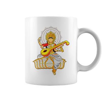 Veena Lover Indian Music Instrument Classical Coffee Mug | Mazezy