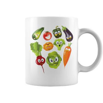 Vegetables Cute Veggie Vegan Lovers Coffee Mug | Mazezy