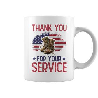 Veteran Thank You For Your Service Veteran's Day Usa Coffee Mug - Seseable