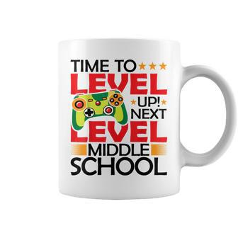 Video Gamer Graduation Time To Level Up Middle School Coffee Mug - Thegiftio UK