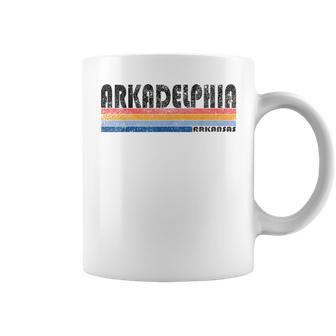 Vintage 1980S Style Arkadelphia Arkansas Coffee Mug | Mazezy