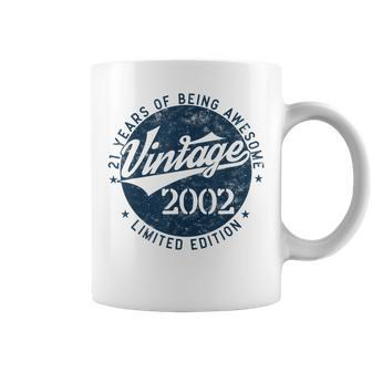 Vintage 2002 Limited Edition 21 Year Old Gifts 21St Birthday Coffee Mug - Seseable