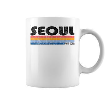 Vintage 70S 80S Style Seoul South Korea Coffee Mug | Mazezy AU
