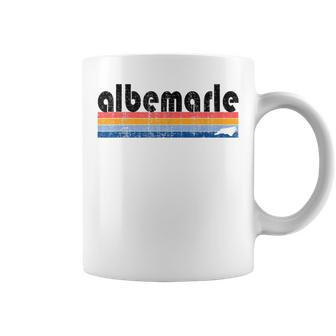 Vintage 80S Style Albemarle Nc Coffee Mug | Mazezy