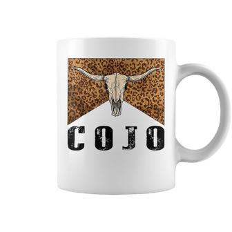 Vintage Cojo Bull Skull Country Music Coffee Mug | Mazezy