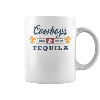 Vintage Cowboys And Tequila Western Funny Tequila Drinking Drinking Funny Designs Funny Gifts Coffee Mug | Mazezy CA