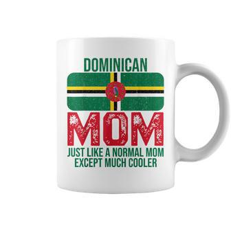 Vintage Dominican Mom Dominica Flag For Mother's Day Coffee Mug | Mazezy