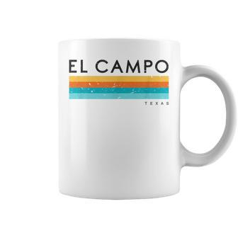 Vintage El Campo Tx Texas Usa Retro Coffee Mug | Mazezy