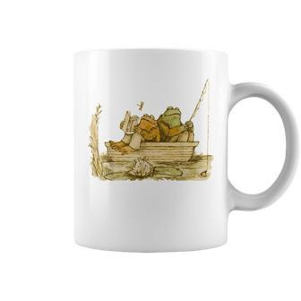 Vintage Frog Toad Friend Cottagecore Aesthetic Frog Lovers Coffee Mug - Monsterry AU