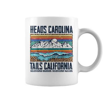Vintage Heads Carolina Tail California Summer Beach Paradise Coffee Mug | Mazezy