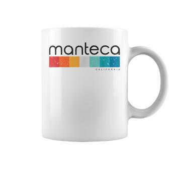 Vintage Manteca California Ca Retro Coffee Mug | Mazezy