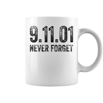 Vintage Never Forget Patriotic 911 American Retro Gift Coffee Mug | Mazezy