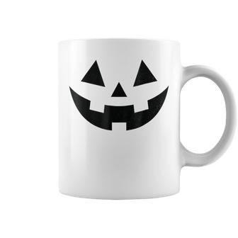 Vintage Pumpkin Face Jackolantern Jack O Lantern Halloween Coffee Mug | Mazezy