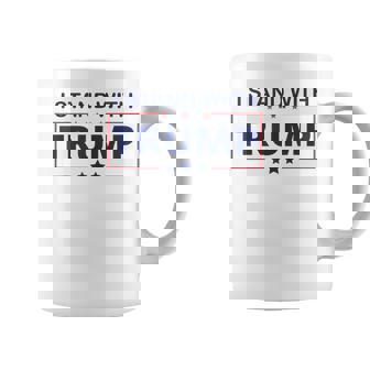 Vintage I Stand With Trump Pro Trump Supporter Coffee Mug - Seseable