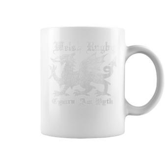 Vintage Welsh Rugby Or Wales Rugby Football Top Coffee Mug | Mazezy