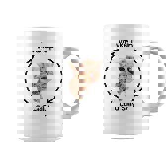 Wake Up Act Silly Cat Coffee Mug | Mazezy