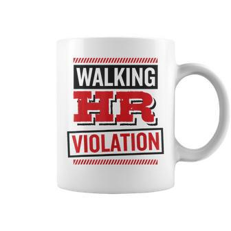 Walking Hr Violation Human Resource Coffee Mug - Seseable