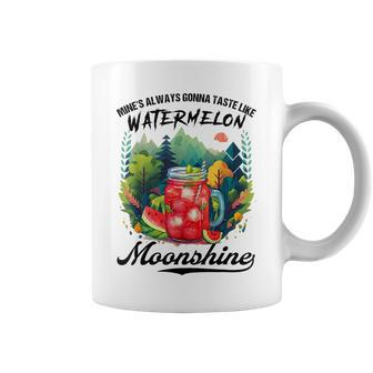 Watermelon Moonshine Retro Country Music Coffee Mug - Monsterry CA