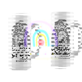 We Are On A Break Teacher Off Duty Rainbow Summer Vacation Coffee Mug - Thegiftio UK