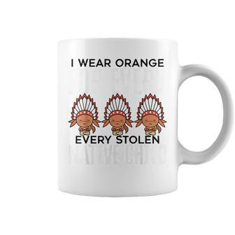 I Wear Orange For Children Orange Day Indigenous Children Coffee Mug - Seseable