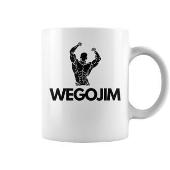 Wegojim Oversized Gym Pump Cover Workout Gym Bro Coffee Mug | Mazezy