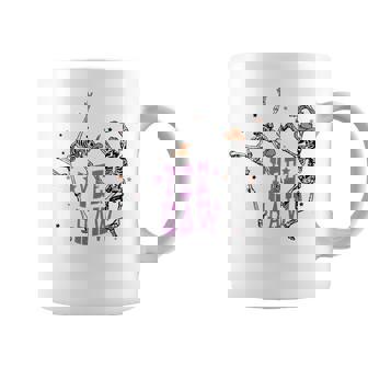 Western Cowboy Yee Haw Dancing Skeleton Yee Haw Howdy Coffee Mug - Seseable