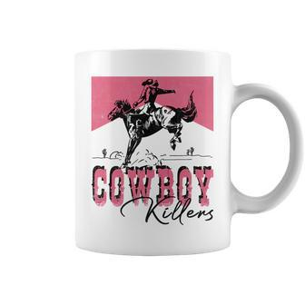 Western Cowgirl Punchy Rodeo Cowboy Killers Cowboy Riding Rodeo Funny Gifts Coffee Mug | Mazezy