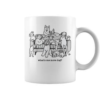 Whats One More Dog Funny Group Dogs Coffee Mug - Thegiftio UK