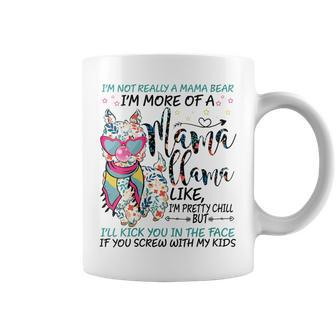 Womens Funny Im Not Really A Mama Bear Im More Of A Mama Llama Coffee Mug - Thegiftio UK