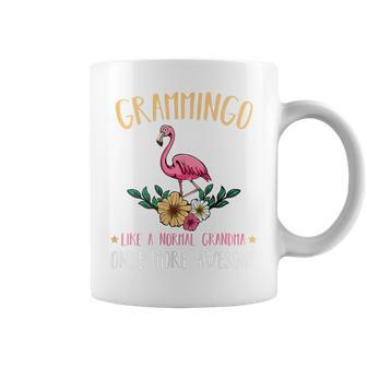 Womens Grammingo Like An Grandma Only More Awesome Flamingo Animal Coffee Mug - Thegiftio UK