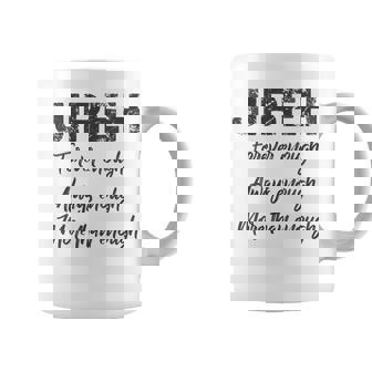 Womens Jireh More Than Enough Black Letters Coffee Mug - Thegiftio UK