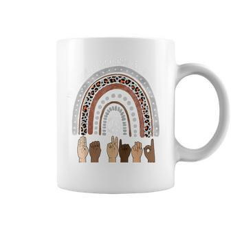 In A World You Can Be Anything Rainbow Unity Day 2023 Orange Coffee Mug - Monsterry AU