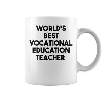 World's Best Vocational Education Teacher Coffee Mug | Mazezy