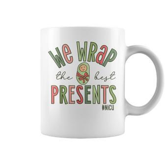 Wrap The Best Presents Nicu Nurse Christmas Neonatal Nurse Coffee Mug - Monsterry