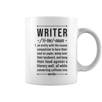 Writer Noun Definition Book Author Novelist Poet Coffee Mug | Mazezy