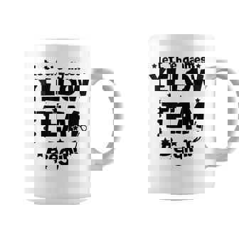 Yellow Team Let The Games Begin Field Trip Day Coffee Mug - Thegiftio UK