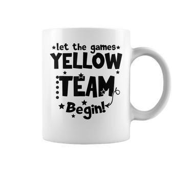 Yellow Team Let The Games Begin Field Trip Day Coffee Mug | Mazezy CA
