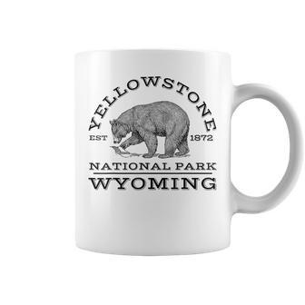 Yellowstone National Park Bear Wyoming Hike Outdoors Coffee Mug | Mazezy